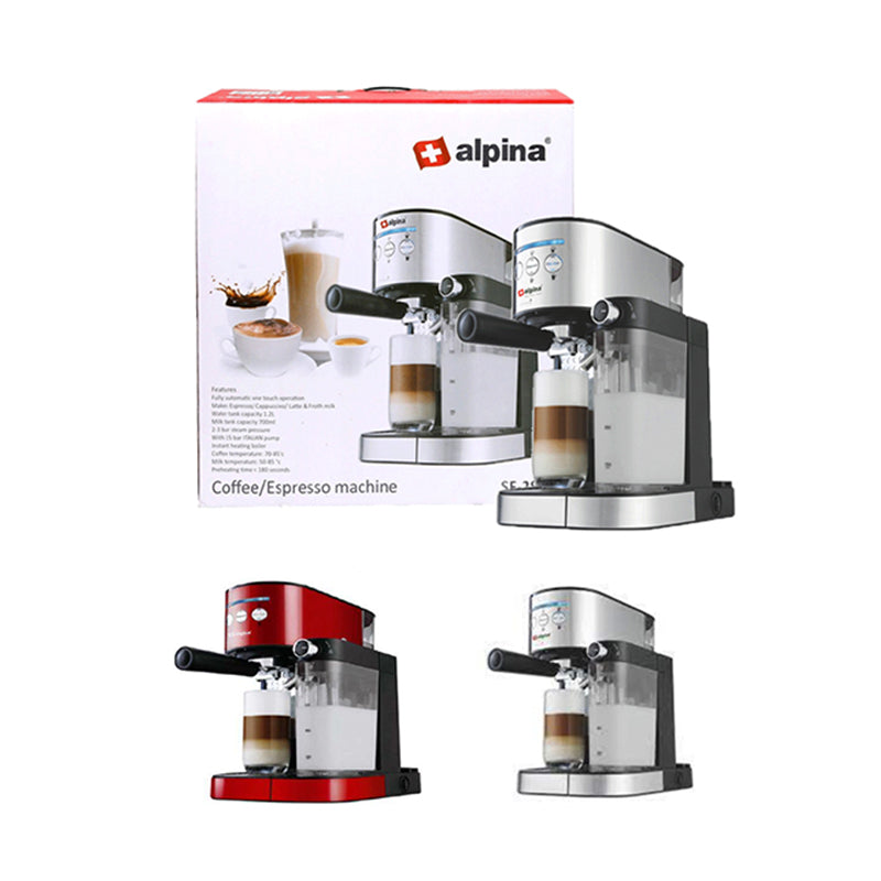 Alpina Coffee Machine Red And Black
