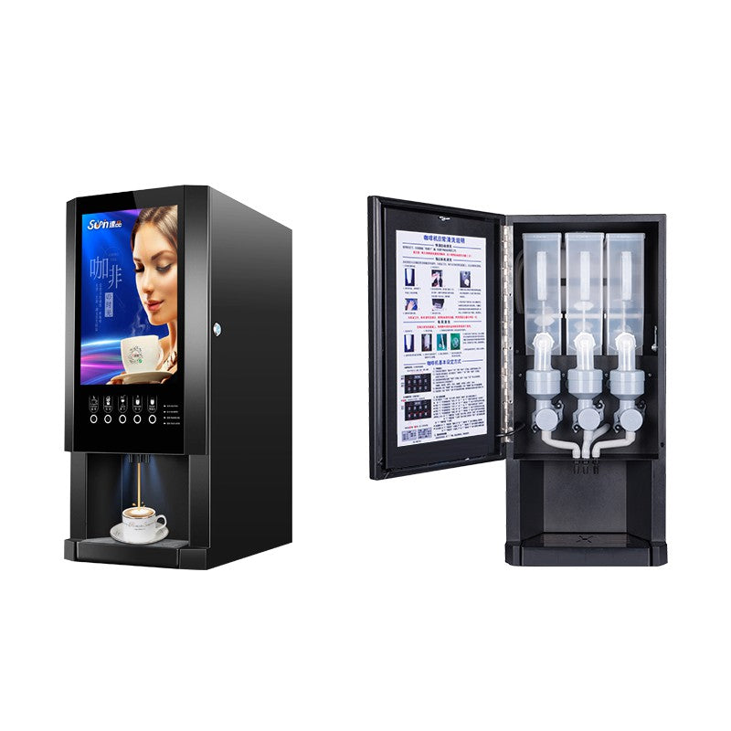 5 OPTIONS VENDING MACHINE + WATER DISPENSER WITH DIGITAL TOUCH PANEL (BRAND NEW)