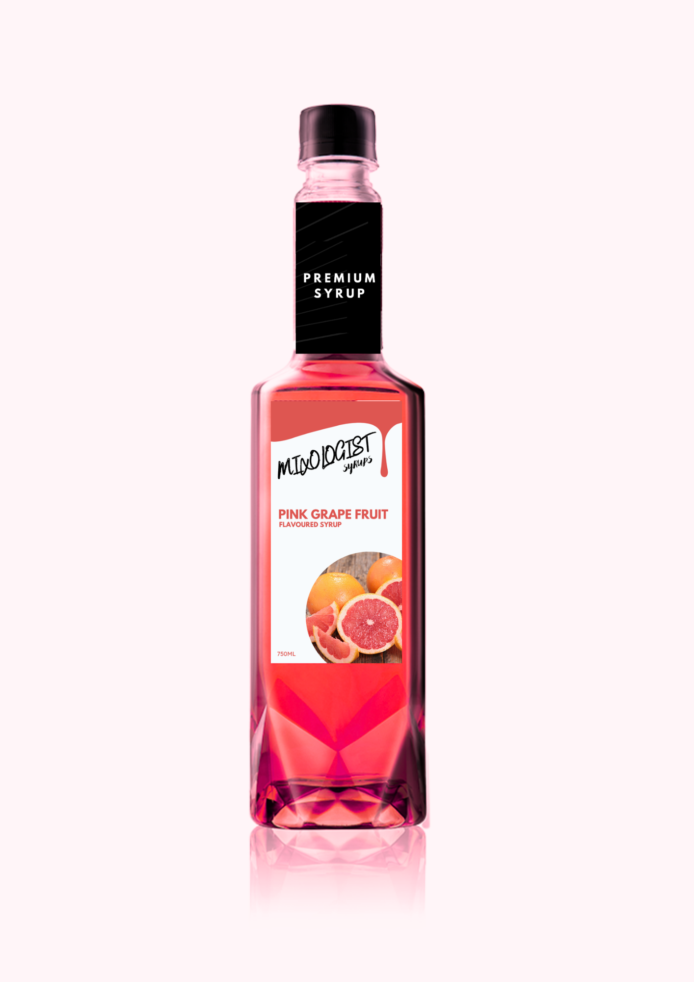 Pink Grape Fruit Syrup