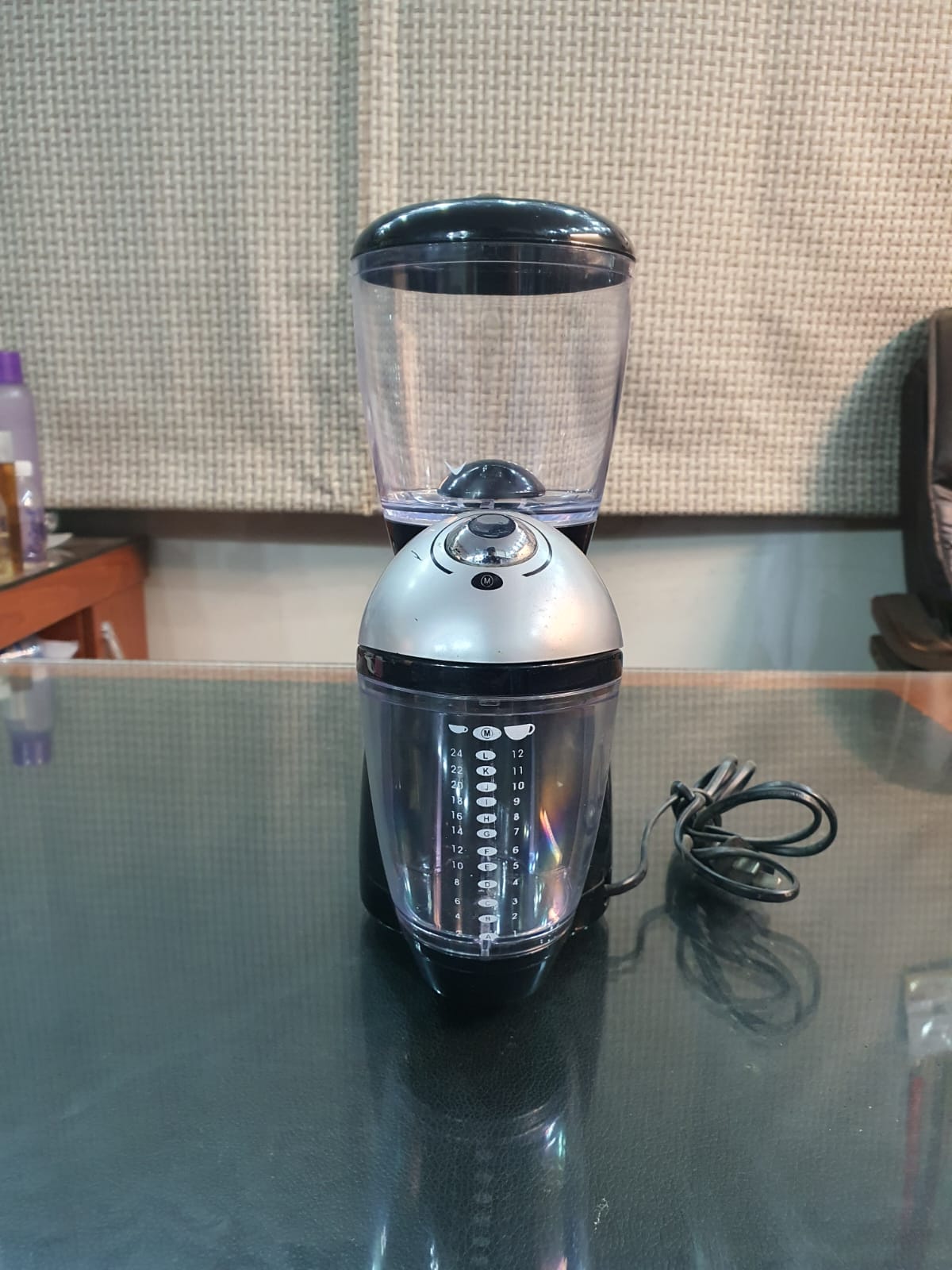 High Power Professional Coffee Grinder Electric Beans Nuts Grinding Machine 220v 200w High Quality