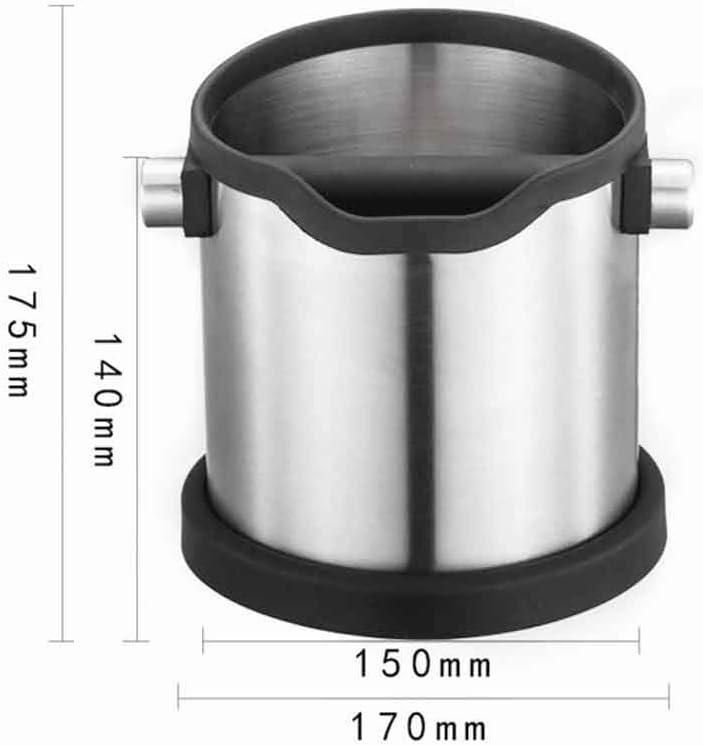 Knock Box Slag Bucket Fancy SS