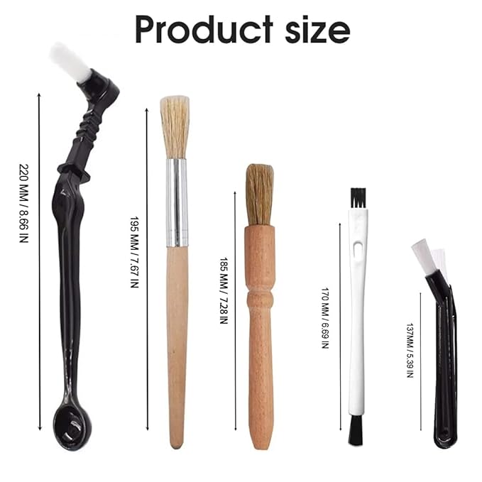 Coffee Machine Cleaning Brush 5 pcs
