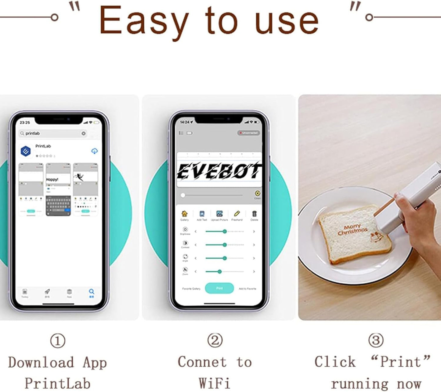 EVEBOT Handheld Food PrintPen