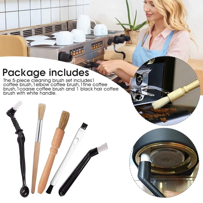 Coffee Machine Cleaning Brush 5 pcs