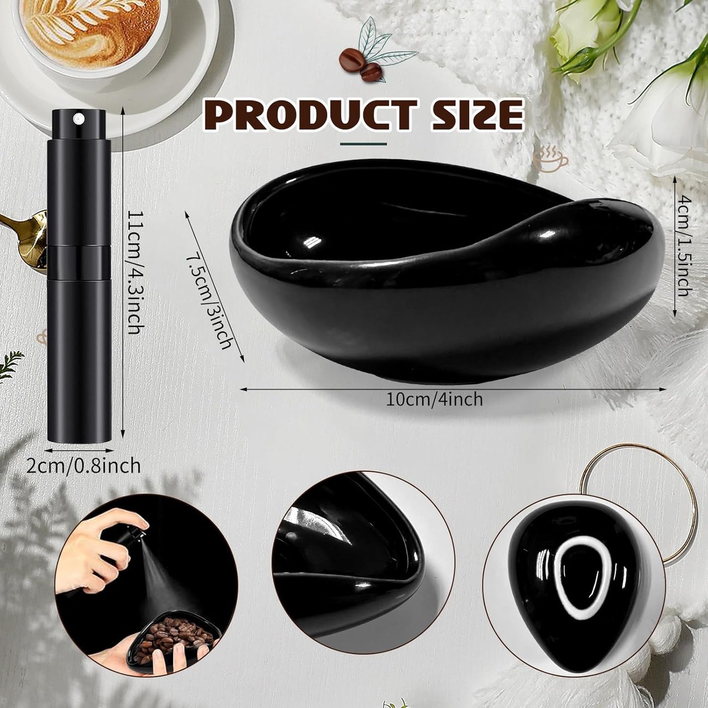 Coffee Bean Dosing Cup Spray