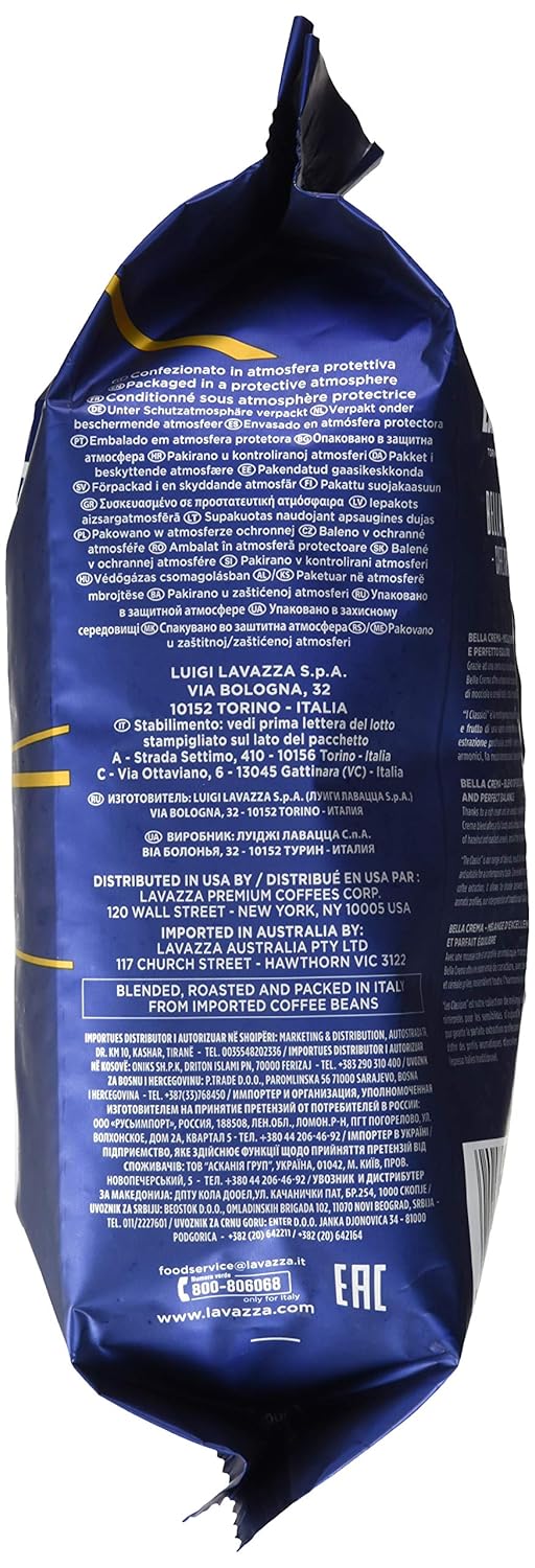 Lavazza Bella Crema Coffee Beans 1Kg