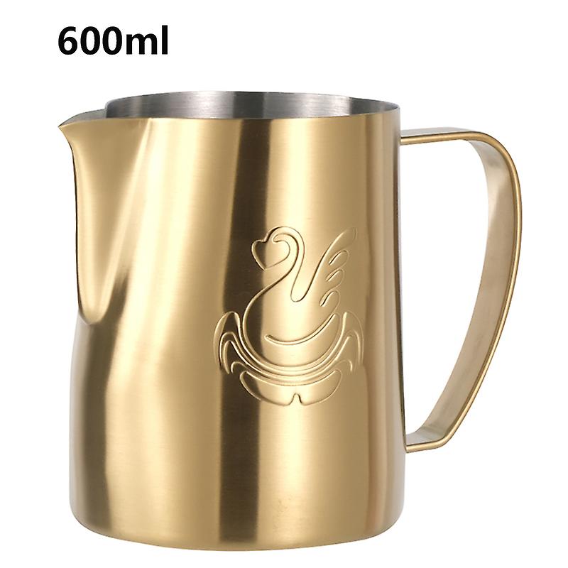 Jibbi Milk Streaming Frothing Jug silver / golden / rainbow 600 ML