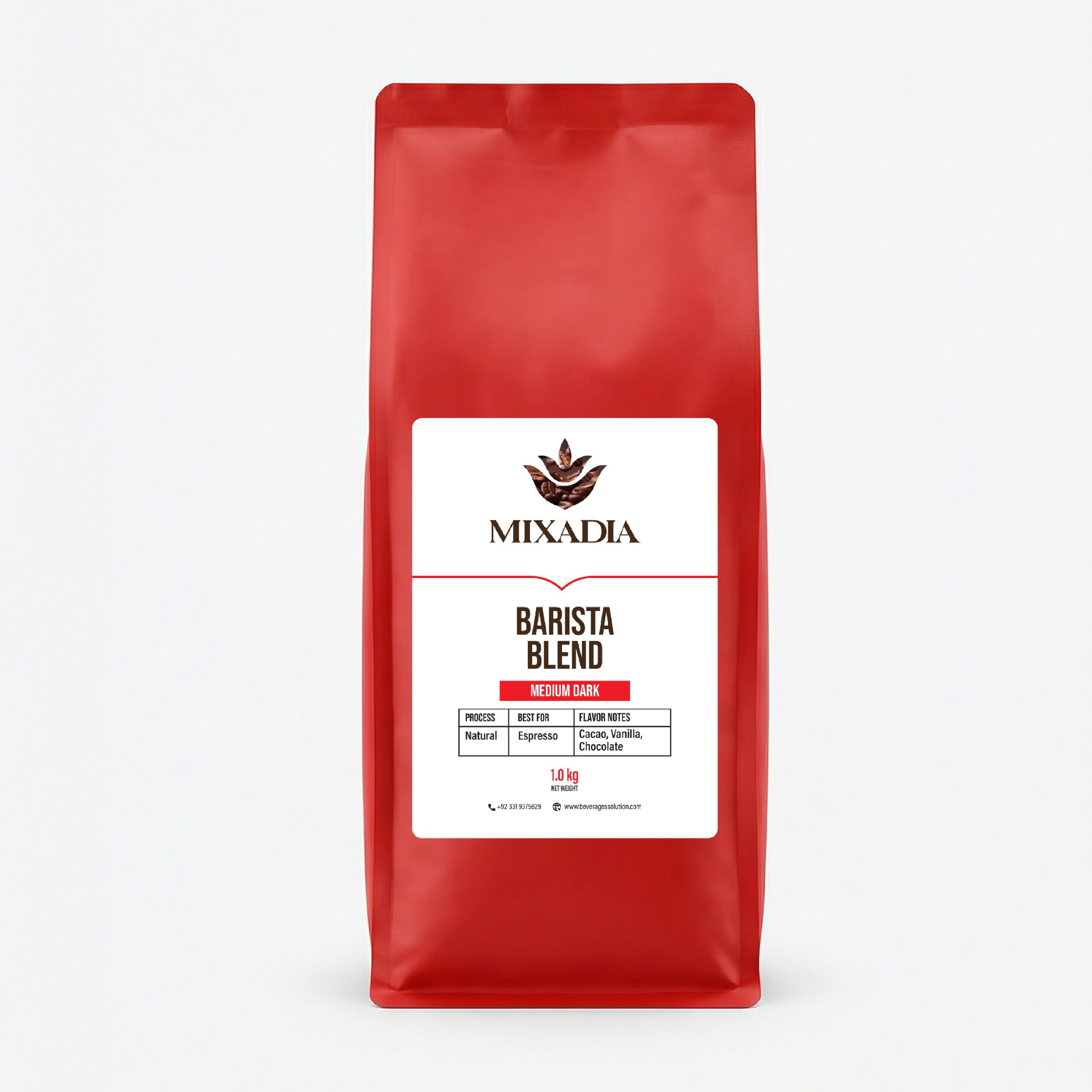 Mixadia Barista Blend Coffee Beans – Medium Dark Roast – Beverages
