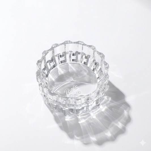Premium Magnetic Crystal Glass Coffee Dosing Ring