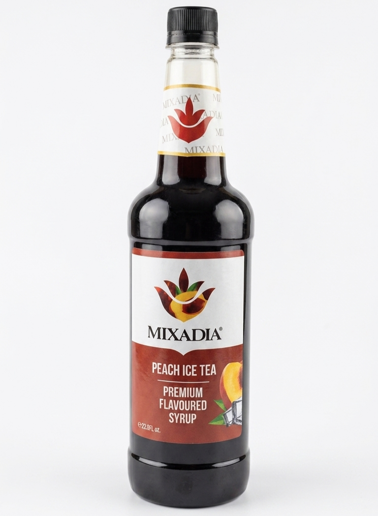 Mixadia Peach Ice Tea Premium Flavoured Syrup (1 Ltr)