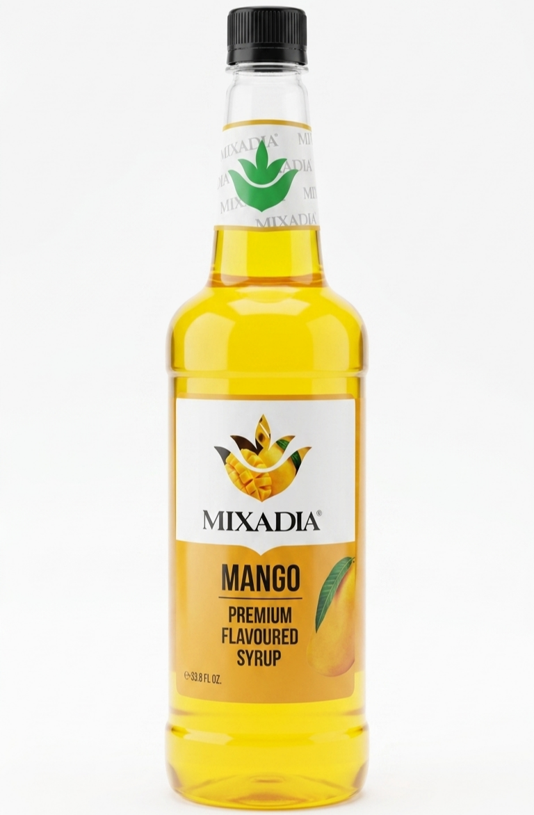 MIXADIA Mango Premium Flavoured Syrup(1 Ltr)