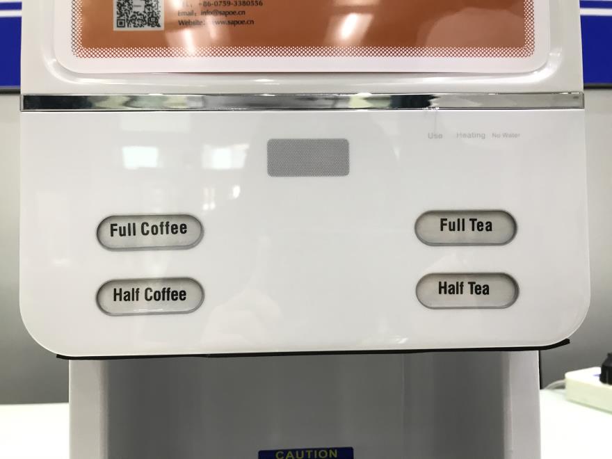 2 Options Tea Coffee Vending Machine half & full tea & coffee
