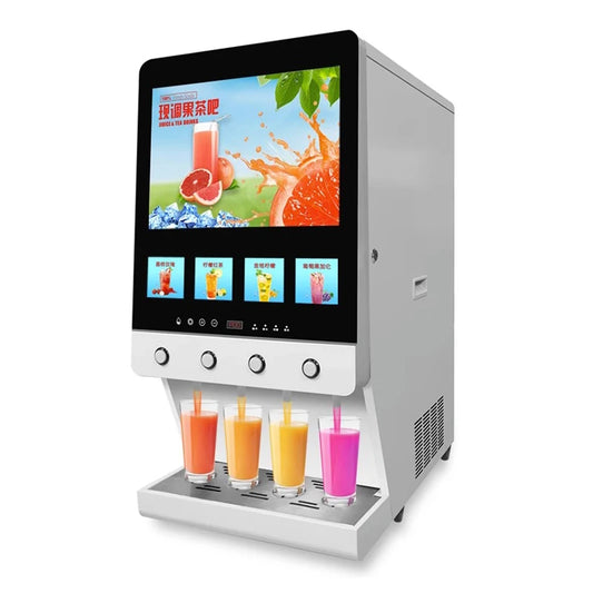 4 OPTIONS JUICE COLD BEVEREAGES COMMERCIAL MACHINE