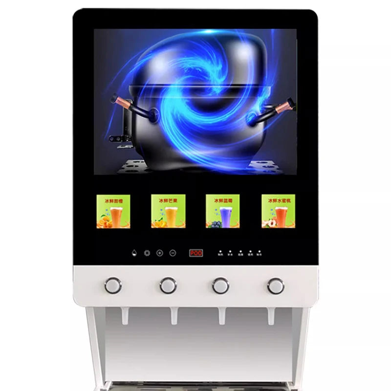 4 OPTIONS JUICE COLD BEVEREAGES COMMERCIAL MACHINE