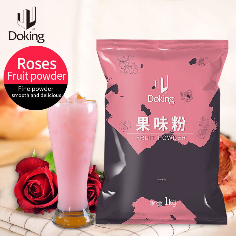Doking Rose Milk Tea Powder Imported 1kg