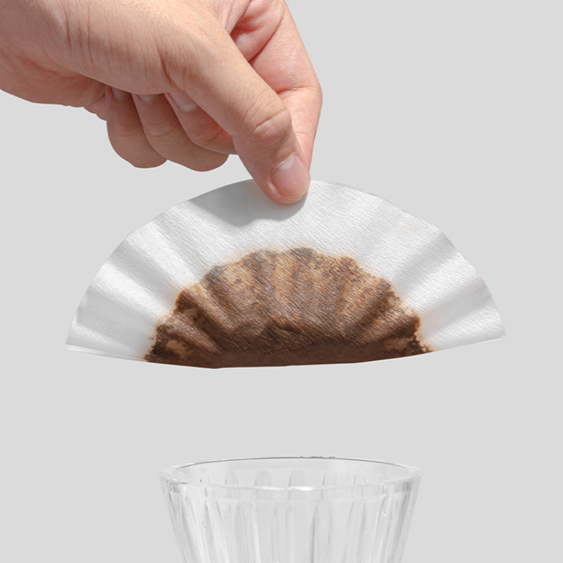 Coffee Filter Papers 50pcs Pour Over Fits B75 Coffee Dripper & 1-2 Cups