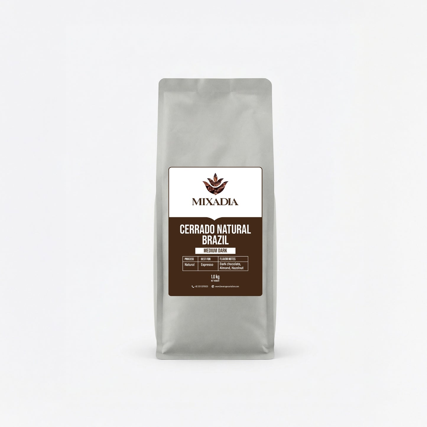 Mixadia Cerrado Natural Brazil Coffee Beans – Medium Dark Roast