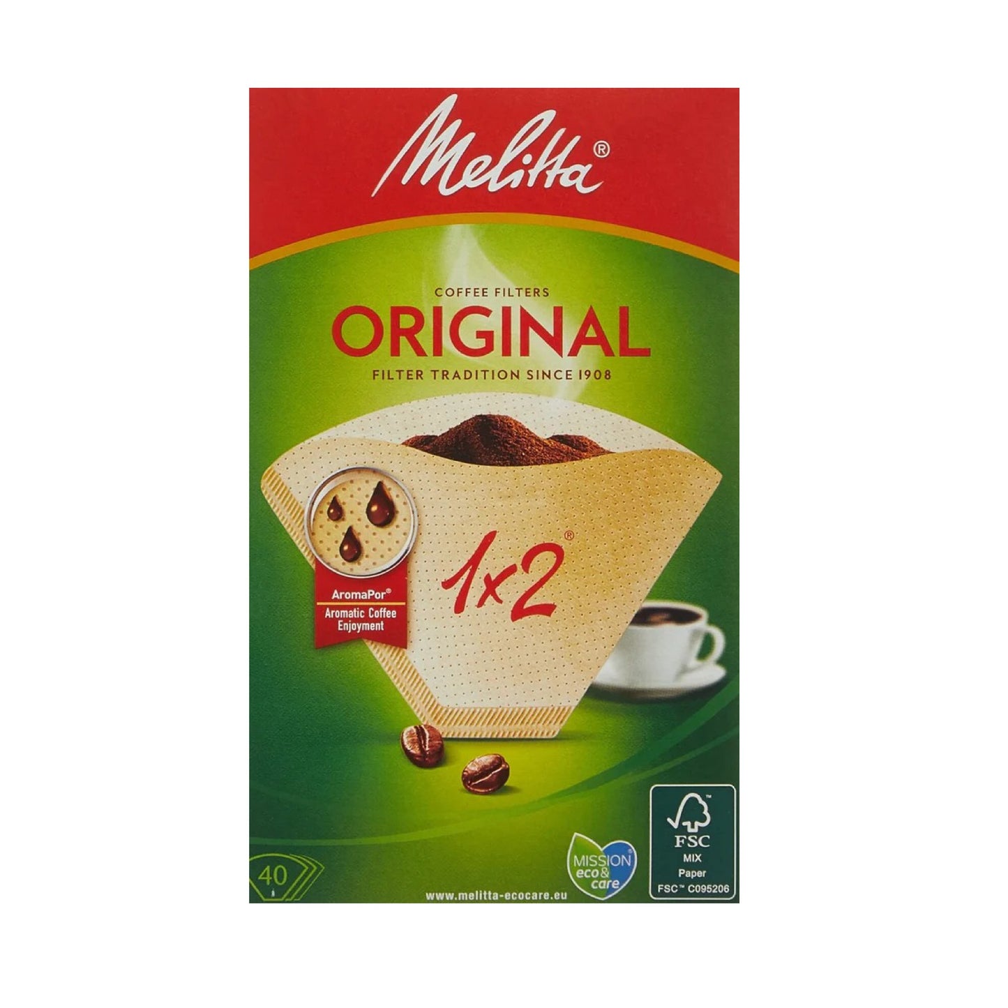Melitta Coffee Filters 1x2 V60