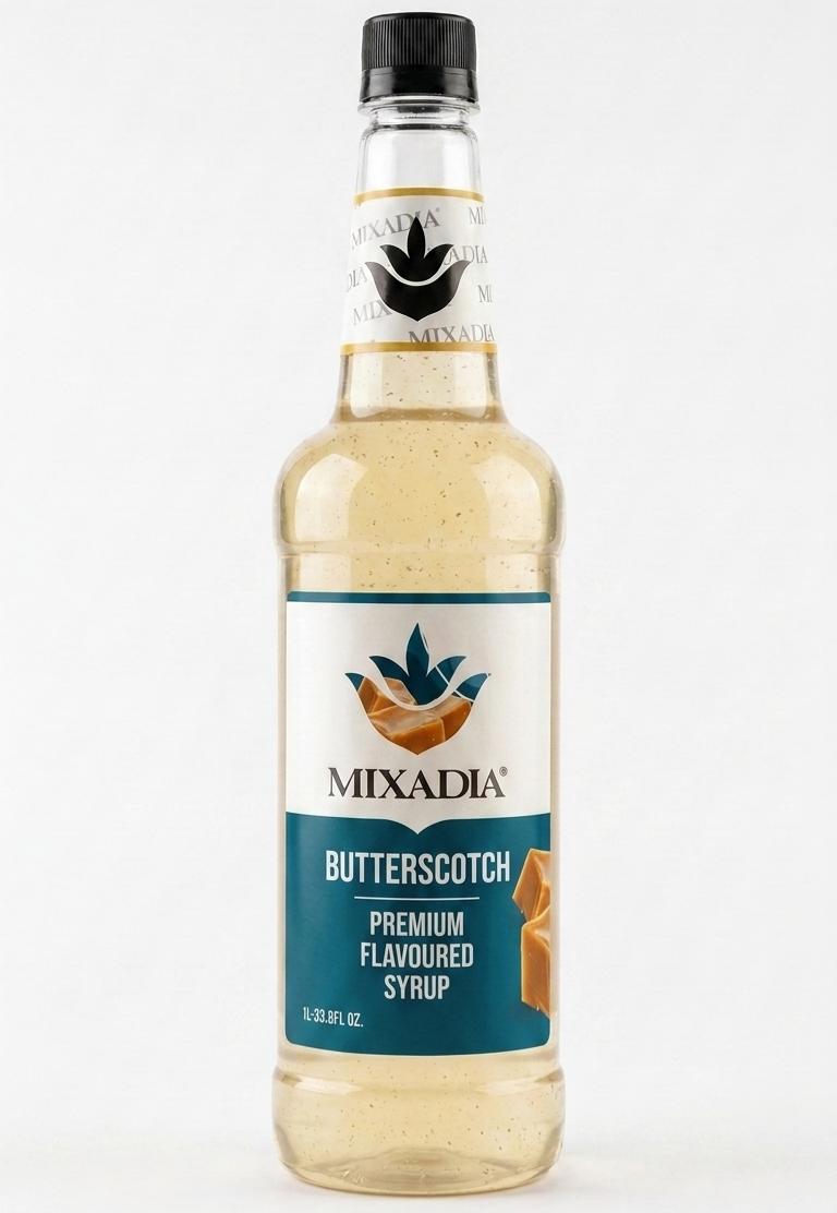 Mixadia Premium Butterscotch Flavoured Syrup (1 Ltr)