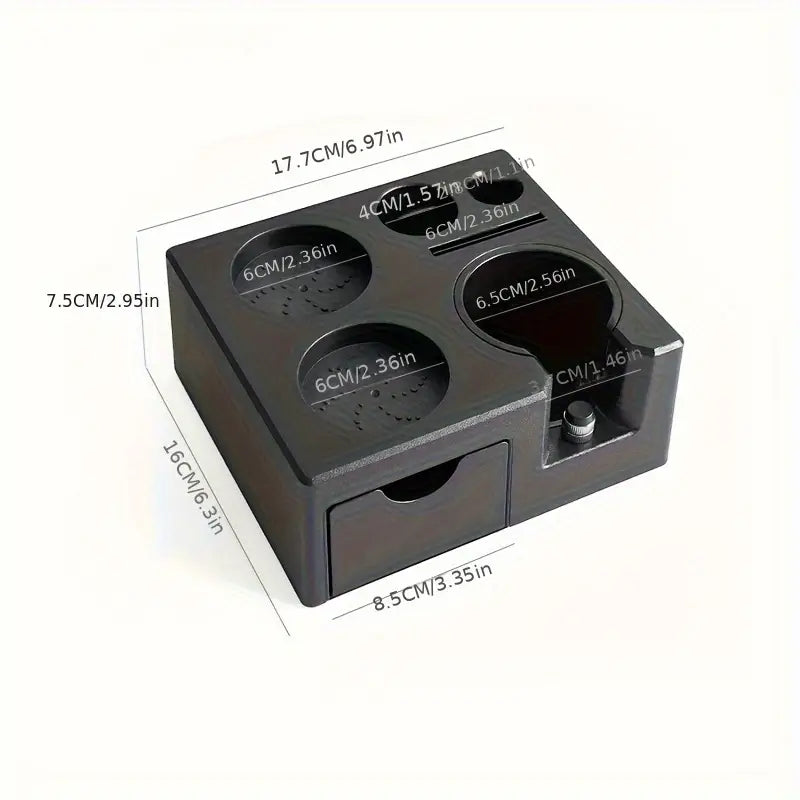 Coffee Utensil Holder with Adjustable Height & Washable Base