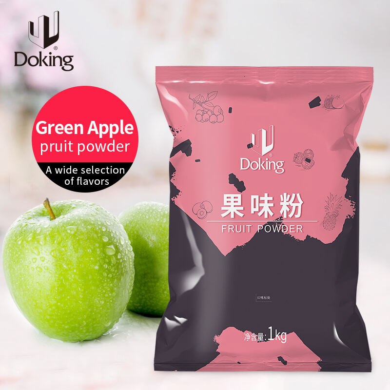 Doking Green Apple Milk Tea Powder Imported 1kg