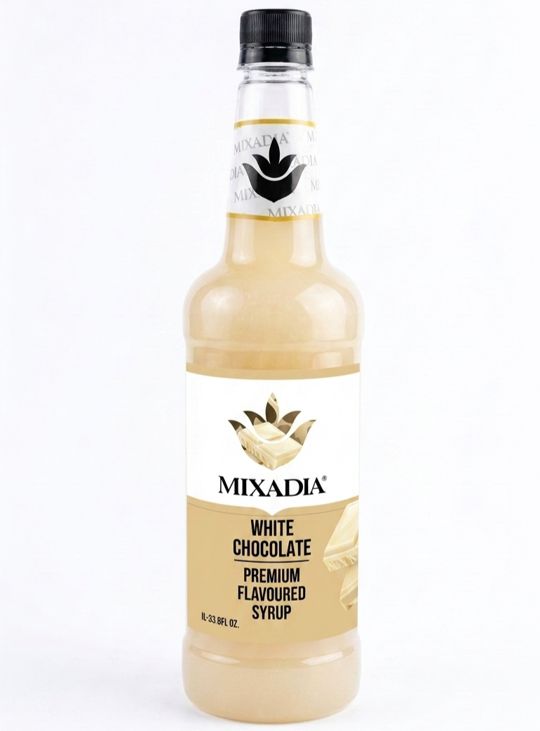 Mixadia Premium White Chocolate Flavoured Syrup (1 Ltr)
