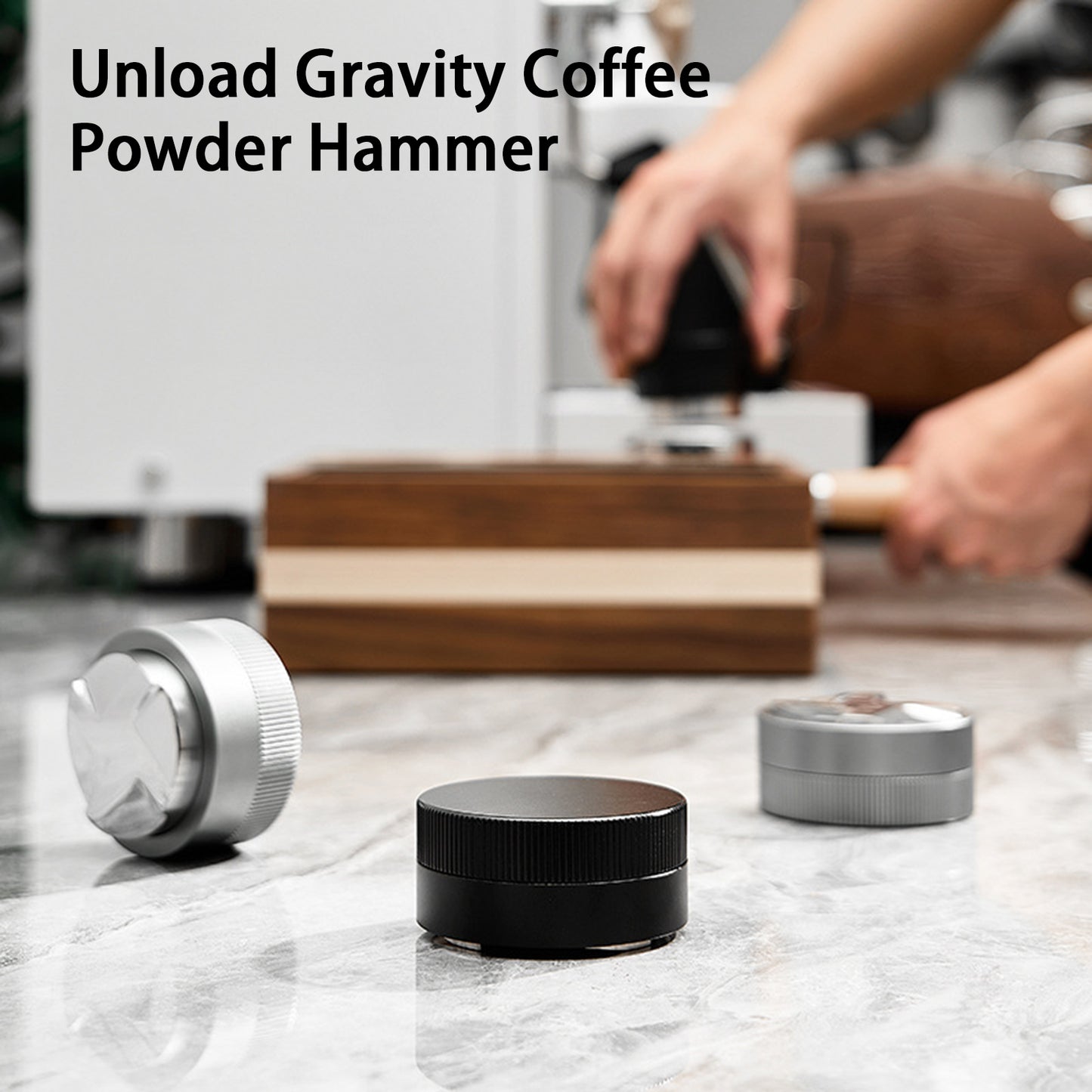 Coffee Powder Tamper Self Dumping Gravity Powder Pressing Hammer