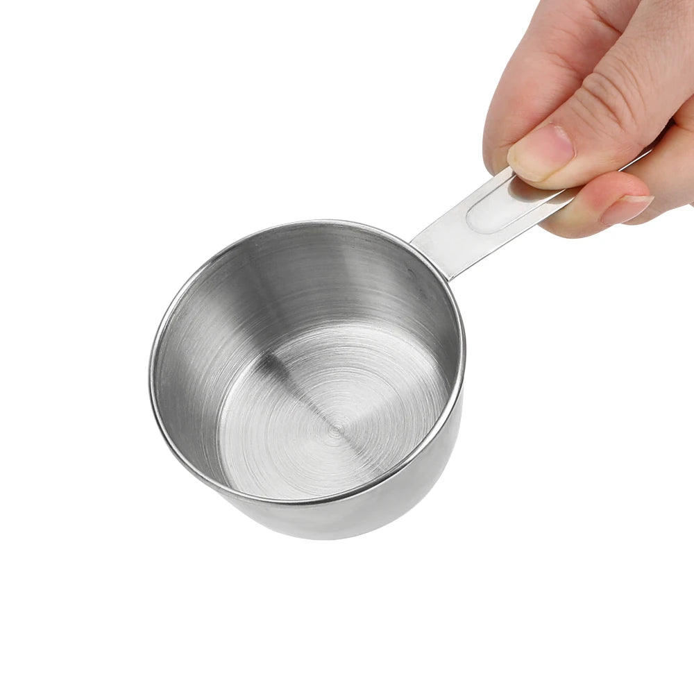 Measuring Cup Stainless Steel With Scale Kitchen Accessories Baking Tools For Flour Food Coffee Cooking 4pcs/set