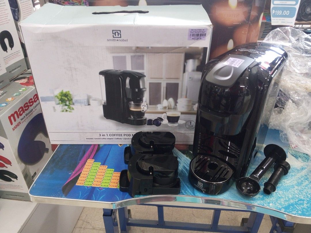 3 in 1 Coffee Pod Machine Smith + Nobel