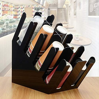 2 cup holder Cup divider cup holder coffee cup cover cup holder paper cup storage rack