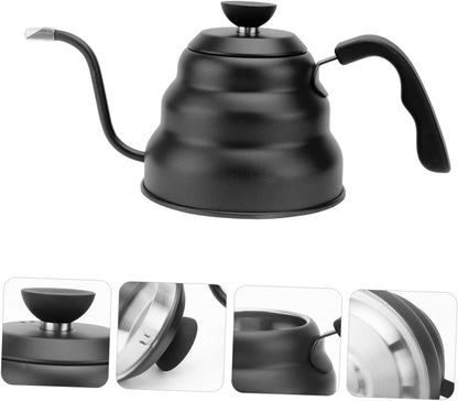 Coffee Drip Kettle Neck Stainless Steel Thin Mouth Gooseneck Cloud Drip Kettle V60