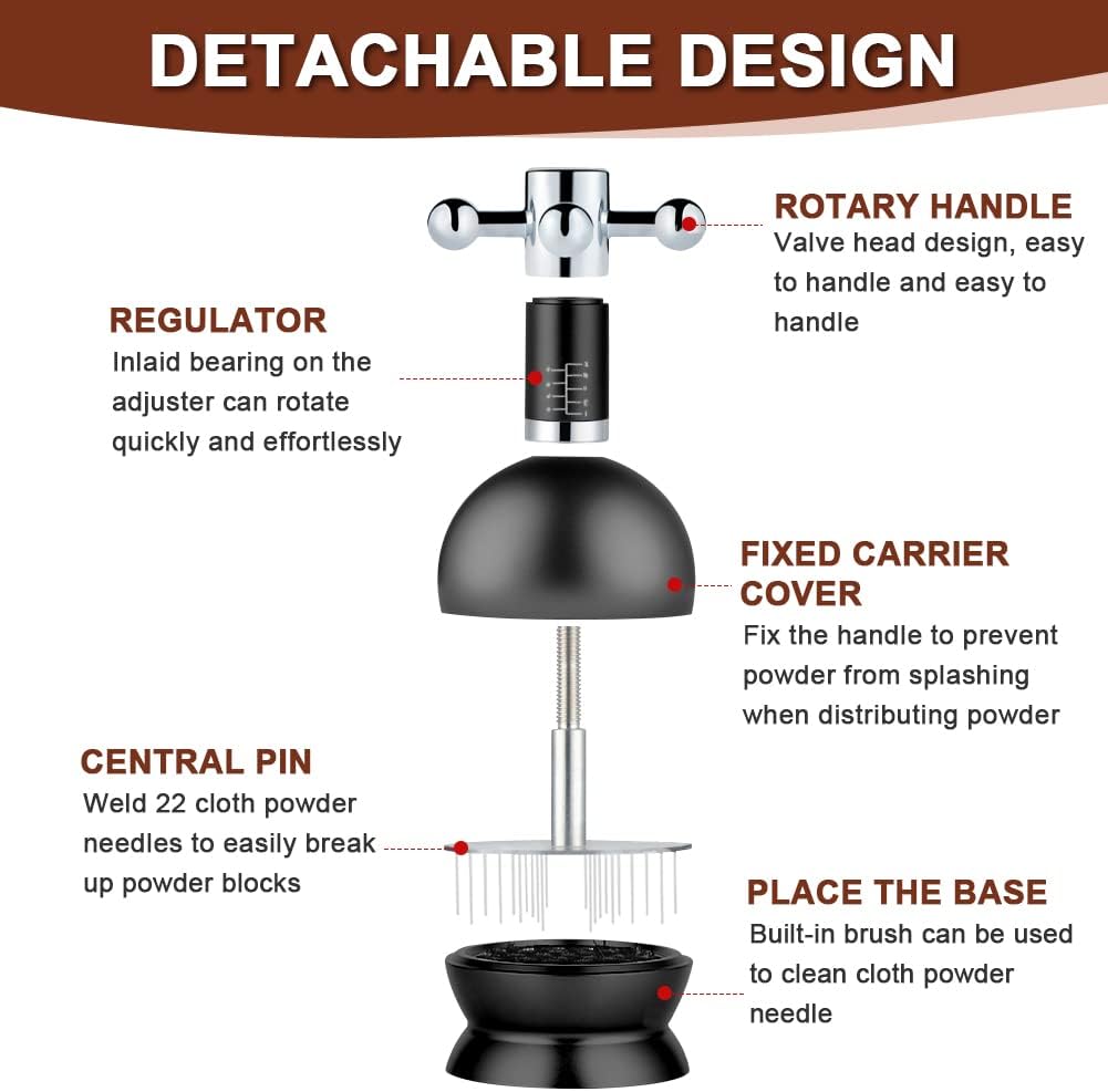 Professional Needle Distribution 58mm Tool Barista Tools Espresso Coffee Leveler