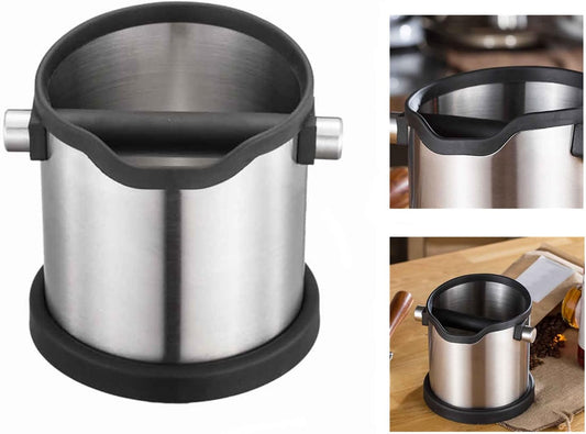 Knock Box Slag Bucket Fancy SS