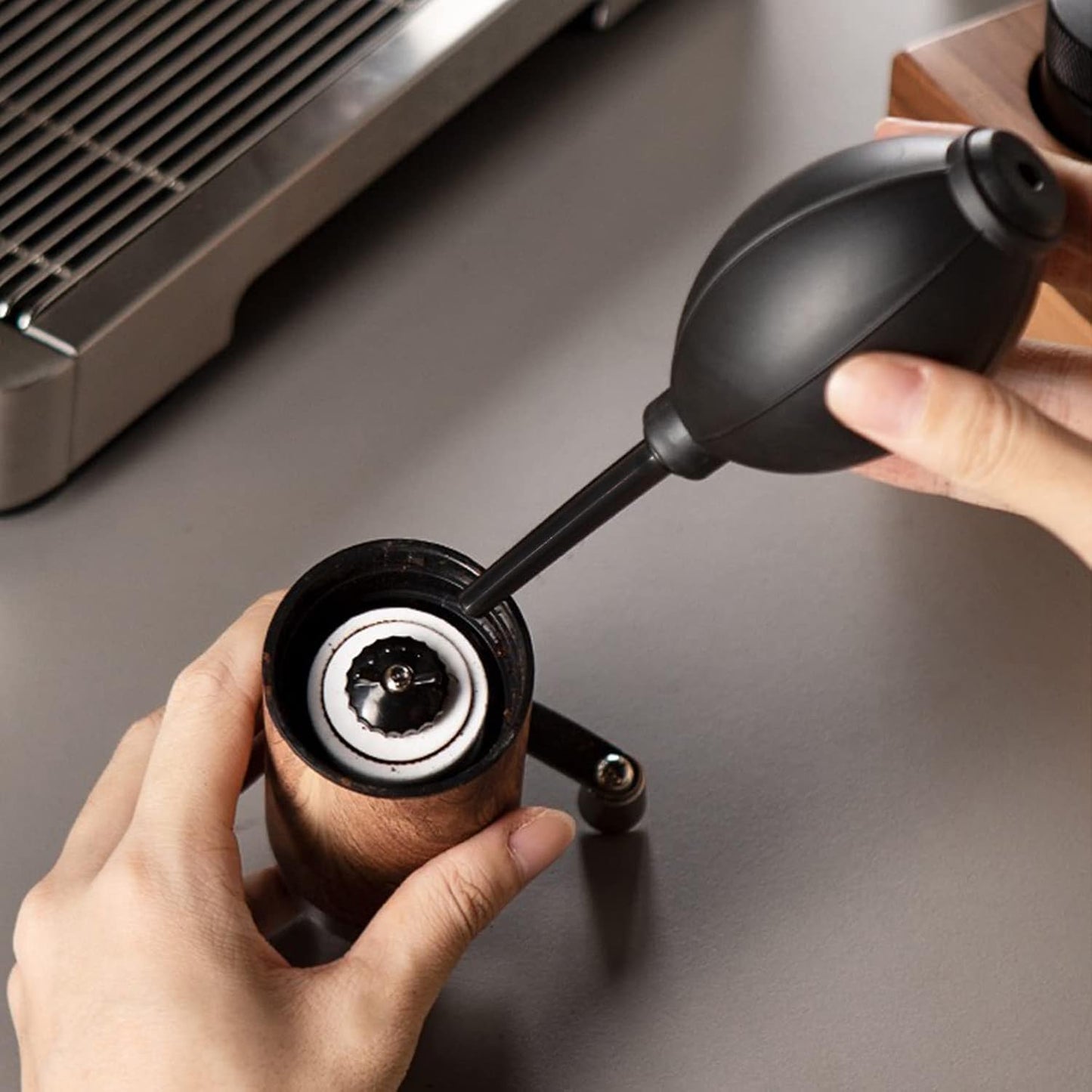 Coffee Grinder Cleaning Air Blower
