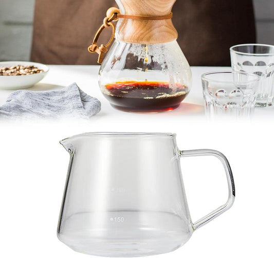 Glass Coffee Pot Clean Pour Over Coffee Server V60