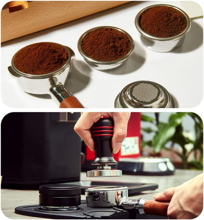 Coffee Push Tamper Hammer Press Spring Styler