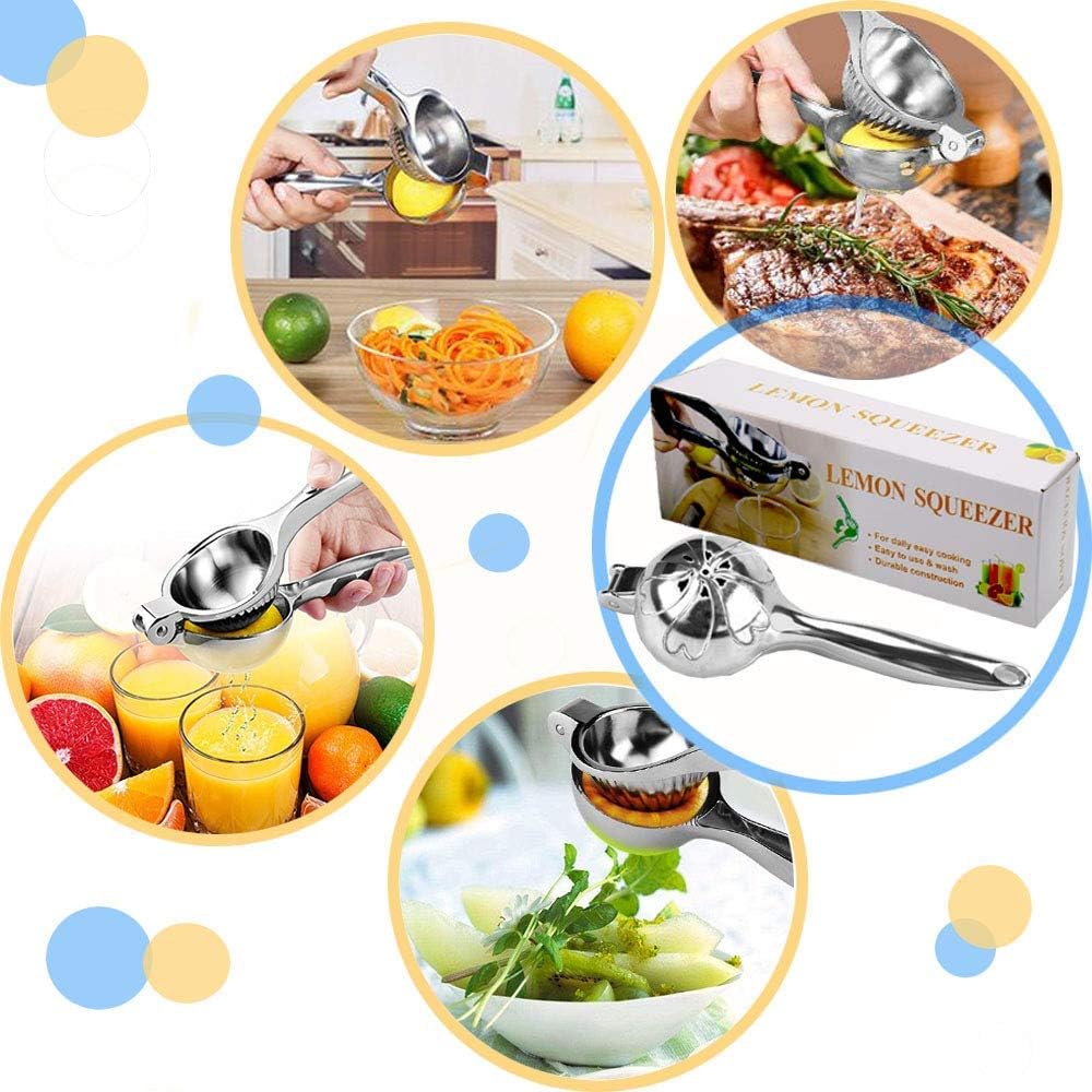 Lemon Squeezer, Stainless Steel Manual Hand Squeezer