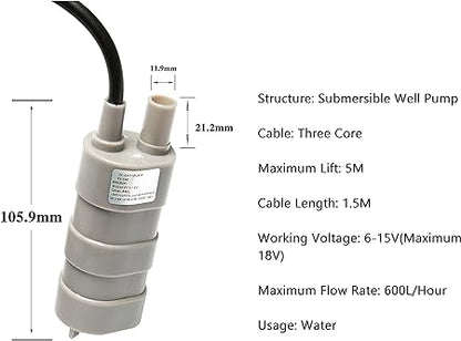 Water Pumps High Lift 5m 600l/h for any coffee vending machines