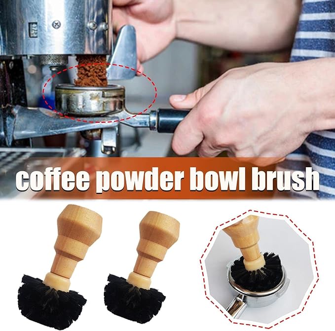 Portafilter coffee powder bowl Brush 51 53 58MM