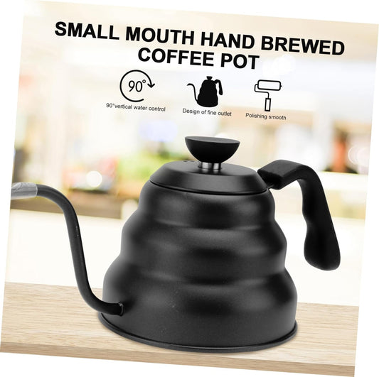 Coffee Drip Kettle Neck Stainless Steel Thin Mouth Gooseneck Cloud Drip Kettle V60