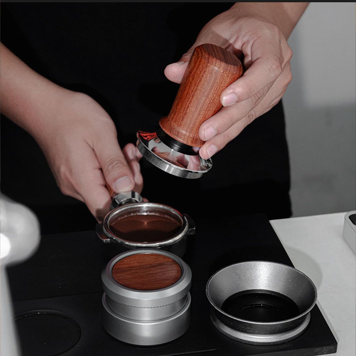 Tamper Second Generation Push Solid wood 58mm