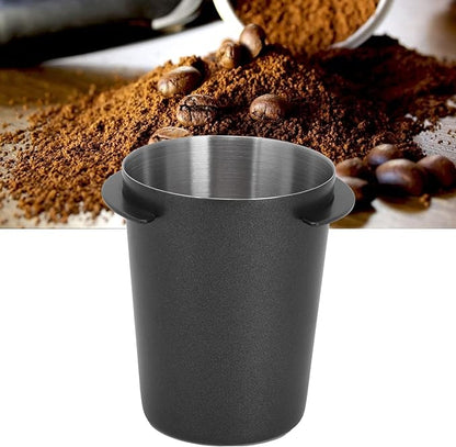 Dosing Cup Coffee Sniffing Mug Powder Feeder 51/53/58mm Stainless Steel Coffee Tamper Powder