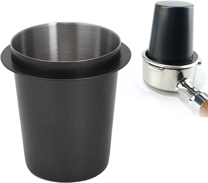 Dosing Cup Coffee Sniffing Mug Powder Feeder 51/53/58mm Stainless Steel Coffee Tamper Powder