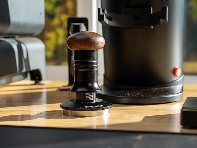 Tamper 58mm Flat Coffee Tamper Portafilter Adjustable Depth