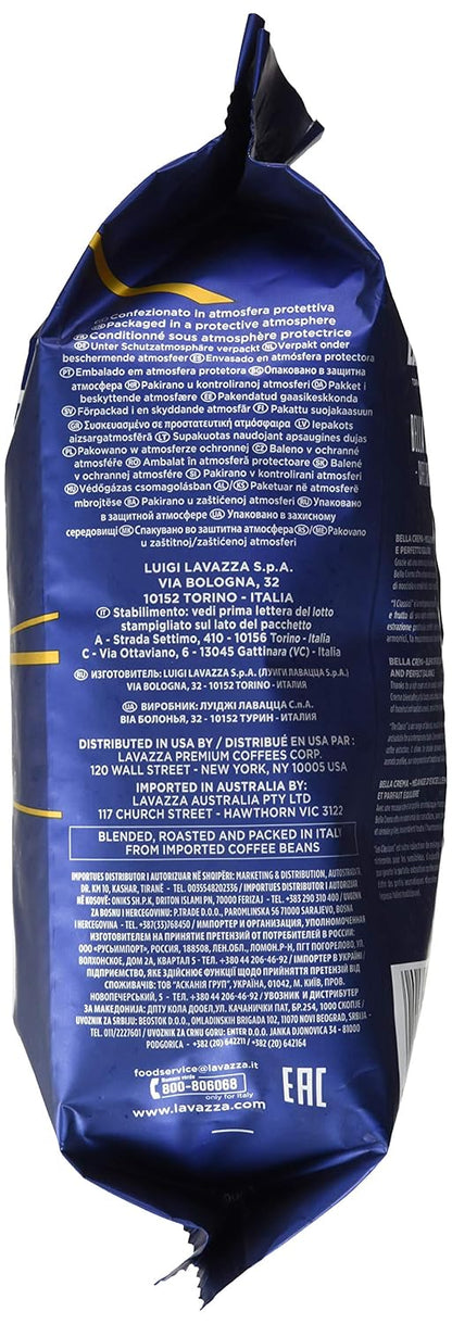 Lavazza Bella Crema Coffee Beans 1Kg
