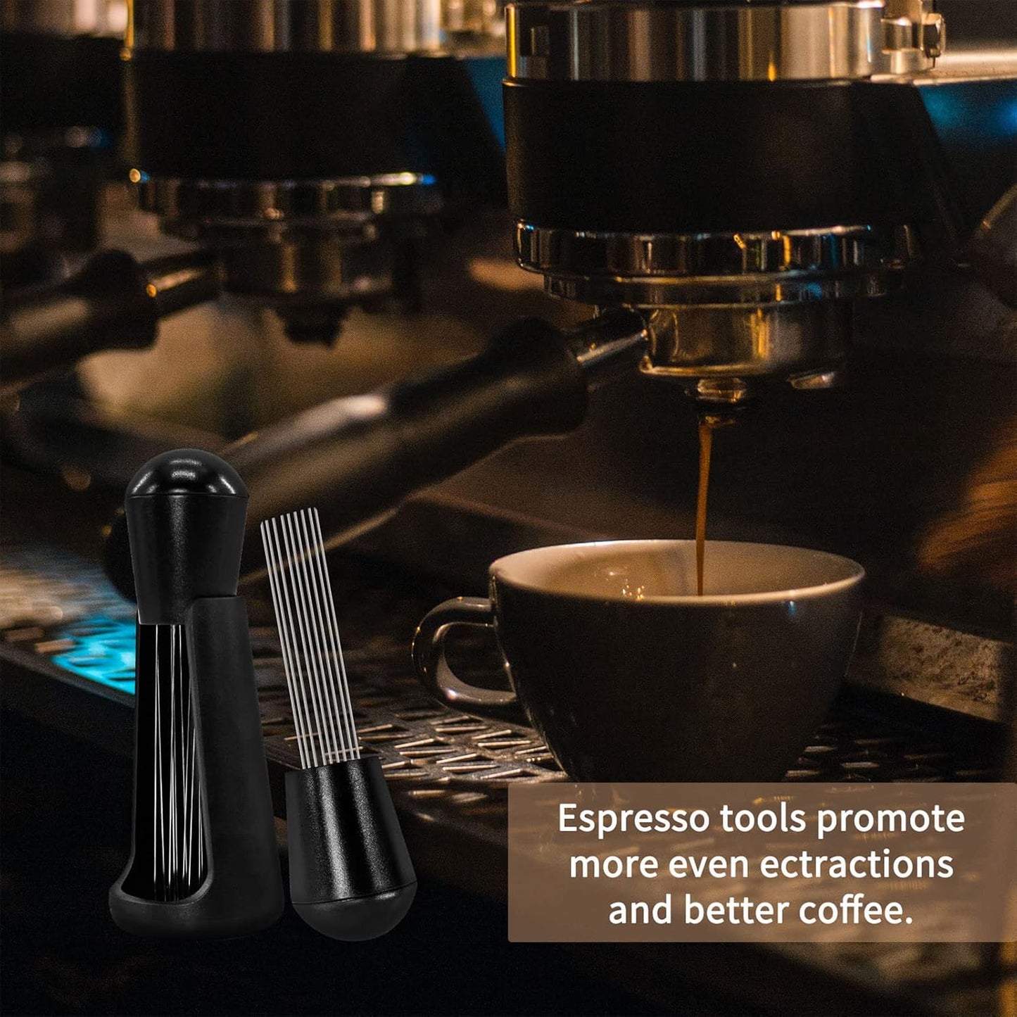 Coffee Tamper Distributor Espresso Stirrer Tool