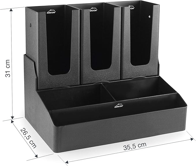 3+3 Compartment With Cup Holder