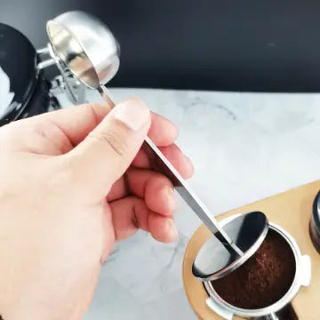 Stainless Steel Stand Coffee Powder Measuring Tamper Spoon