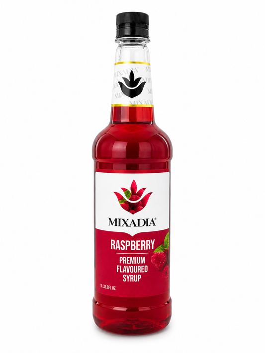 Mixadia Premium Raspberry Flavoured Syrup (1 Ltr)