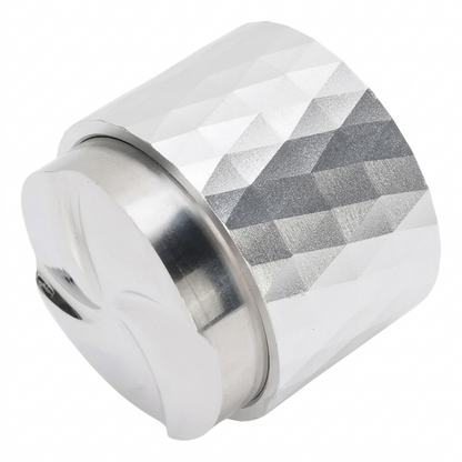 58mm Ripple Base Distributor Tamper with Diamond-Textured Grip